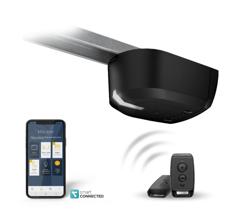 Napęd elektryczny Moto 600 Wiśniowski + szyna do bram segmentowych do 13 m²