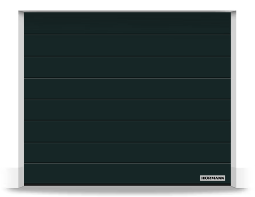Brama Hormann Renomatic 2500x2250, Przetłoczenia M, Planar, kolor czarny CH 905 Matt deluxe + Prowadzenie Z