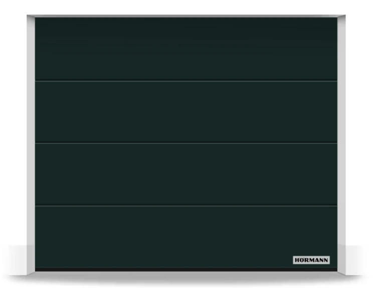 Brama Hormann Renomatic 4000x2125, Przetłoczenia L, Planar, kolor czarny CH 905 Matt deluxe + Prowadzenie Z