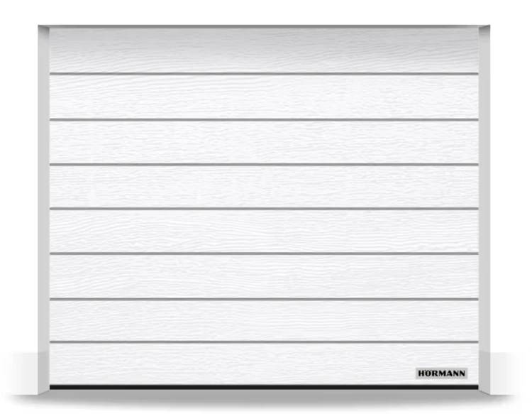 Brama Hormann Renomatic 5000x2500, Przetłoczenia M, Woodgrain, kolor biały RAL 9016 + Prowadzenie N.png