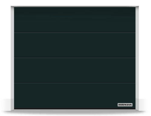 Brama Hormann Renomatic 3000x2375, Przetłoczenia L, Planar, kolor czarny CH 905 Matt deluxe + Prowadzenie Z